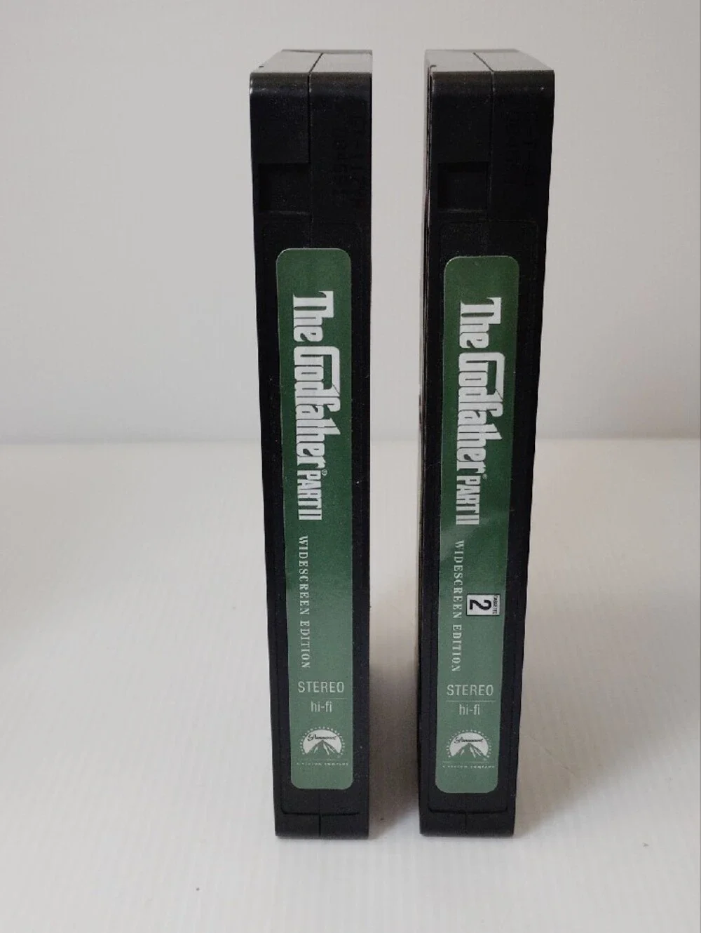 12 For $8 The Godfather Part II Widescreen VHS Set - Green & Black